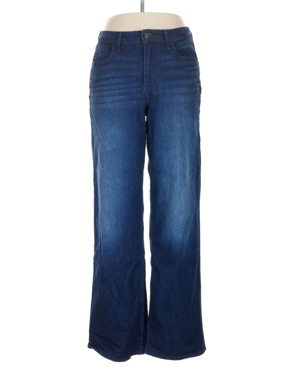 Size 12 Old Navy Women's Wide-Leg Jeans in Medium Blue Wash